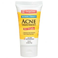 It penetrates the pores and dries and clears pimples and blackheads. This new tube presentation has a convenient flip top cap and a tamper-evident foil seal over the opening. De La Cruz. apply only to areas with acne. Cystic Acne Remedies, Acne Medication, How To Clear Pimples, Blind Pimple, Pimples Under The Skin, Skin Moles, Bad Acne, Prevent Pimples, Natural Acne Remedies