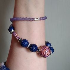 Made By A Lady At A Craft Fair Who Really Knew What She Was Doing. Great Colors That Would Look As Nice Dressed Down With A Blouse And Jeans, As They Would With Any Coordinating Dress. 18.5 Inches Of Lilac Purple, Navy Blue, And Silver Tone Beads Of Lightweight Materials. Smooth Functioning Screw Style Metal Fastener. Like New And Unworn. Smoke Free Home. I Ship Using Recycled Materials Whenever Possible. Ask Questions, Request Info, And I Am Happy To Respond Asap. Be Kind To Each Other! Purple Beaded Necklaces With Large Round Beads, Purple Beaded Chain Bracelet With Round Beads, Purple Beaded Chain Bracelets With Round Beads, Adjustable Purple Necklace With Colorful Beads, Bohemian Purple Beaded Bracelets With Large Beads, Adjustable Purple Beaded Necklace With Large Beads, Adjustable Elegant Purple Beads, Adjustable Purple Beaded Necklaces With Large Beads, Purple Large Beaded Necklace