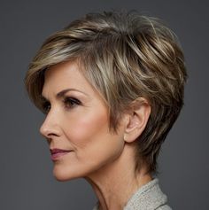 +30 Trendy Short Haircuts for Women Over 50 Older Hairstyles, Best Short Haircuts For Women, Women Haircuts, Short Hair Cut, Haircuts For Women Over 50, Oval Face Haircuts, Short Curly Haircuts, Short Haircuts For Women, Messy Short Hair