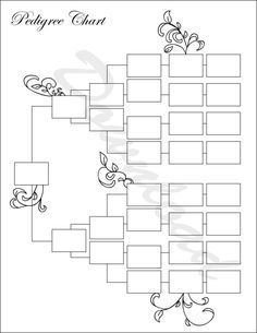 the family tree is shown in black and white