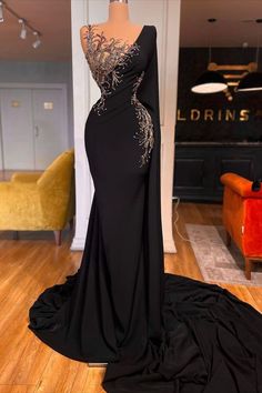 Elegant Long Black Mermaid Beading Lace Prom Dresses Black Mermaid Dress, Classy Prom, Stile Hijab, Prom Dresses Long Mermaid, Classy Prom Dresses, Mermaid Prom Dress, Black Mermaid, Lace Prom Dress, Glamour Dress