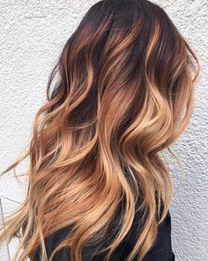 Caramel Hair Highlights, Winter Hair Colors, Rambut Brunette, Hot Hair Colors, Honey Hair, Blonde Hair With Highlights, Hair Color Highlights