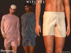 The Sims Resource - MITCHEL shorts Sims 4 Cc Male Shorts, Sim4 Clothing, Samara Dress, Ts4 Clothes, Male Sims, Sims 4 Expansions, Male Clothing, Sims 4 Teen