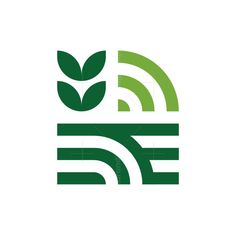 the logo for an organic product, with green leaves and letters that spell out e