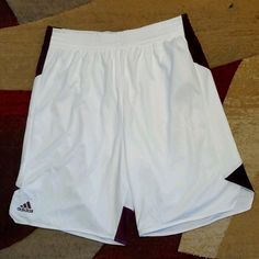 Adidas Crazy Explore Mens Basketball Shorts Nwt Adidas Sporty White Athletic Shorts, White Adidas Sports Shorts, Adidas White Sporty Shorts, Adidas White Sports Shorts, Adidas White Cotton Athletic Shorts, Adidas White Casual Shorts, Adidas Casual White Shorts, White Cotton Adidas Shorts, Adidas Crazy