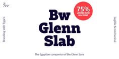 an advertisement for the bw glenn slab show