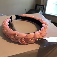 One Size Fits All Luxury Pink Headband, Pink Plastic Headband, Bohemian Hair Accessories, Floral Tiara, Pearl Hair Vine, Hair Accessories Boho, Silver Headband, Bohemian Hairstyles, Fascinator Headband