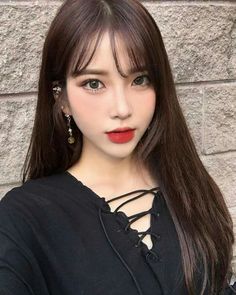 Ulzzang girl Ulzzang Hair, Korean Hairstyles, Makeup Hacks Beauty Secrets, Korean Face, Korean Ulzzang, Grunge Girl, One Hair, Asian Hair