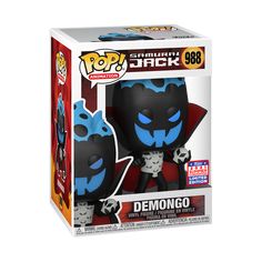 Funko Pop! Vinyl figure of Samurai Jack character Demongo from SDCC21. Funko Pop Figures, Iggy Pop, Pop Figures, San Diego Comic Con, Funko Pops, Pop Vinyl, Powerpuff Girls, Jurassic World