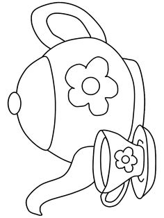 a cartoon dog with a flower on its back carrying a toy in it's mouth