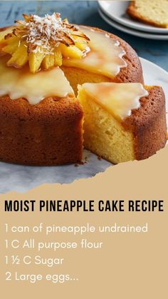 the most pineapple cake recipe