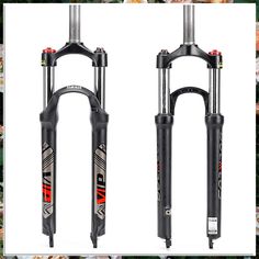 BUCKLOS 26/27.5/29 MTB Suspension Fork Travel 100mm, 28.6mm Straight Tube QR 9mm Crown Lockout Aluminum Alloy XC Mountain Bik Bicycle Forks, Xc Mountain Bike, Mtb Riding, Bridge Design, Black Wheels, Suspension Systems, Bike Shop