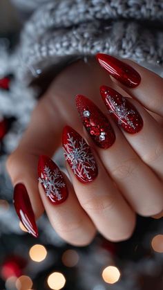 Candy Cane Nails, Festive Nail Art