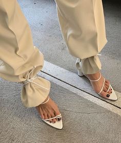 Who to Follow During NYFW #blankitinerary #inspo #strappysandals #nyfw Mode Shoes, Lace Heels, Lace Up Sandals, Mode Inspo, Looks Style, Mode Inspiration, Suho, Fashion Details, Strappy Sandals