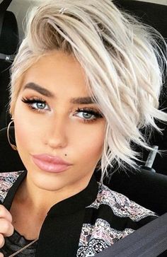 Haircuts To Try, Longer Pixie Haircut, Long Pixie Hairstyles, Pixie Cuts For Fine Hair, Dramatic Hair, Cuts For Fine Hair, Blonde Pixie Hair, Pixie Haircut For Thick Hair, Short Hair Trends