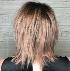 Medium Bronde Shag Κούρεμα Bob, Hairstyles Ponytail, Simple Hairstyles, Shag Hairstyles, Hairstyles Wedding, Shag Haircut, Long Blonde