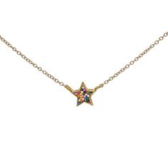 Star necklace gold and multiglitter Party Star Charm Necklaces, Trendy Star-shaped Charm Necklaces For Parties, Trendy Star Charm Necklaces For Parties, Adjustable Star-shaped Necklace With Delicate Chain, Dainty Adjustable Star Charm Necklaces, Multicolor Star Shaped Necklace, Star Charm Choker Necklace For Gifts, Party Necklaces With Star Charm, Party Necklace With Star Charm