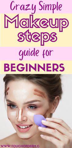 women blending couture with sponge Full Face Makeup Steps, Face Makeup Steps, Makeup Routine Guide, Beginner Makeup Kit, How To Makeup, Full Face Makeup Tutorial, Contour Makeup Tutorial, Makeup Steps, Makeup Tutorial Foundation