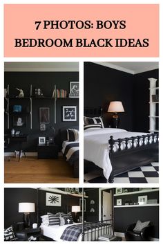 7 Photos: Boys Bedroom Black Ideas Bedroom Black Decor, Black Decor Ideas, Black Look, Boys Bedroom, Boy's Bedroom, Dream Boy