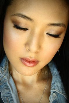 Taupe Eye Makeup, Bronze Makeup, Types Of Makeup, Simple Eye Makeup, How To Apply Eyeliner, Asian Eye Makeup, Asian Eyes, Eye Makeup Tips, Eyes Makeup