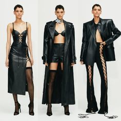 Matrix Style Fashion, Matrix Fashion, Fashion Runaway, Leather Outfits, David Koma, Looks Black, Performance Outfit