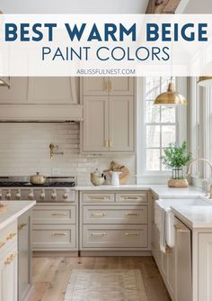 the best warm beige paint colors for kitchen cabinets