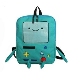 1. This adorable BMO Cartoon Adventure Plush Figure backpack is perfect for any child or student who loves adventure and fun characters. The soft material and cute design make it a great choice for boys or girls. 2. The Jakey Robert Robot Bag is a must-have for any young adventurer. With a three-dimensional design and eco-friendly materials, this backpack is both fun and functional. Perfect for school or playtime! 3. The Finne Series Time Bag is a unique and stylish backpack with a rectangular s Adventure Time Backpack, Cartoon Backpack, Cartoon Bag, Student Bag, School Bags For Girls, Backpack Brands, Travel Backpack, Blue Bags, Adventure Time