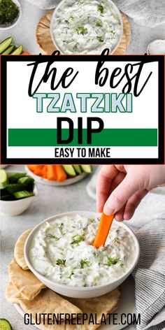 the best tzatziki dip recipe is easy to make