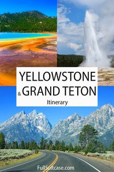 Hiking Vacations, Things To Do In Yellowstone, Traveling Usa, Usa Places, National Park Itinerary