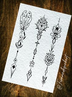 an image of some tattoos on a piece of paper