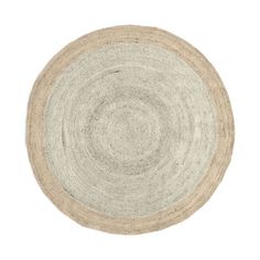 a round rug is shown on a white background