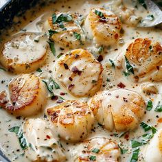 a close up of food in a pan on a table