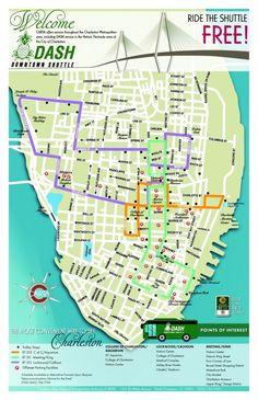 a map showing the route to dash and other destinations in washington, d c's downtown area