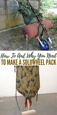 two pictures with the words how to and why you need to make a slowwheel pack