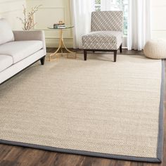 The Natural Fiber Rug Collection features an extensive selection of jute rugs, sisal rugs and other eco-friendly rugs made from innately soft and durable natural fiber yarns. Subtle, organic patterns are created by a dense sisal weave and accentuated in engaging colors and craft-inspired textures. Many designs made with non-slip or cotton backing for cushioned support.Pile Height: 0.5 Natural Fiber Carpets, Marble Rug, Black Coffee Table, Color Marble, Sisal Area Rugs, Caned Headboard, Contemporary Bedroom Decor, Rug Black, Natural Fiber Rugs