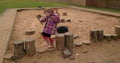 Wood Logs and Lumps in Schools | Creative STAR Learning | I'm a teacher, get me OUTSIDE here! Gardens Ideas, Children's Garden, Climbing Frame, Outdoor Learning, Play Space, School Resources