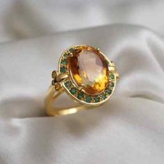 ad eBay - Oval Cut Natural Citrine Women Emerald Wedding Ring 14K Yellow Gold Finish - Buy Now, click the link (eBay) Orange Rings Engagement, Citrine Wedding Band, Citrine Engagement Ring, Citrine Ring Engagement, Orange Ring, Emerald Wedding Rings, Emerald Wedding, Green Yellow Blue, Wire Jewelry Designs