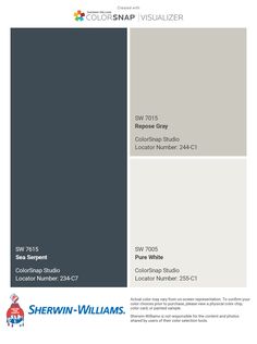 the color scheme for sherylin - williams's new paint palette, which is available