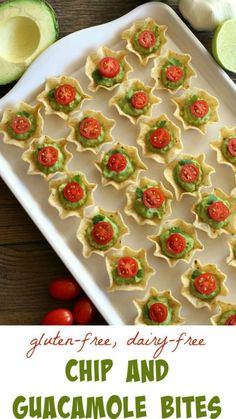 an image of guacamole bites on a plate