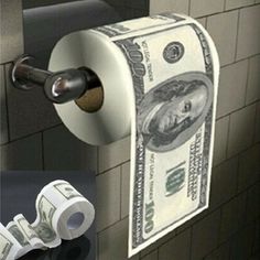 100 Dollar Bill Benjamin Franklin Toilet Paper Toilet Paper Humor, $100 Bill, 100 Dollar Bill, Gag Gifts Funny, Toilet Paper Roll, Toilet Roll, Dollar Bill, Household Supplies, Paper Money