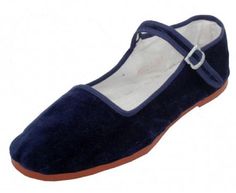 PRICES MAY VARY. 100% Cotton Rubber sole Kung Fu Shoes, Pretty Socks, China Doll, China Dolls, Navy Velvet, Star Shoes, Mary Jane Flats, Jane Shoes, Flats Shoes