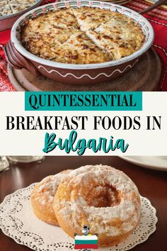 breakfast foods in belgium with text overlay that reads, quiches essential breakfast foods in belgium