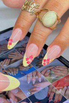 Get ready for the summer of 2024 with these trendy and simple nail designs! Perfect for any occasion, these styles are easy to recreate and will keep your nails looking fresh and stylish all season long. From vibrant colors to minimalist patterns, find inspiration for your next manicure here! Floral Nail Ideas, Milky Nails, Floral Nail, Nails Today, Summery Nails, Almond Acrylic Nails, Vacation Nails, Summer Acrylic Nails, Beach Nails