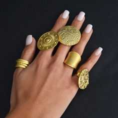 ❀ I made this 14K gold ring for you, to make you look elegant. A Unique gold ring that can fit perfectly to all styles. You will look elegant when you wear this Stylish ring. Dainty gold ring stands out with flashy designs. If you have a modern and rebellius style, this Signed ring is for you ❀ It is a Wide gold ring with sterling silver plated matte finish. ❀ All the gold rings are adjustable in the back. Rings are easy to adjust and would fit fingers size US 4 and up ❀ If you are looking for a Gold Open Ring In Recycled Material, Gold Open Ring In Recycled Gold, Gold Open Ring With Recycled Gold, Gold Stackable Midi Rings, Gold Stackable Midi Rings In Recycled Material, Bohemian 14k Gold Ring Jewelry, Bohemian 14k Gold Ring, Gold Brass Midi Rings For Anniversary, Unique Open Ring In Gold