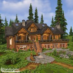 Amazing Minecraft Houses, Big Minecraft Houses, Minecraft Cabin, Mansion Minecraft, Modern Minecraft, Modern Minecraft Houses, Minecraft Houses Survival