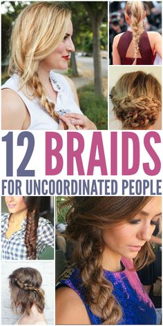 Fun Long Hairstyles, 12 Braids, Stylish Braids, Crazy House, Braid Ideas, Easy Braids, Braided Hairstyles Easy, Free Shoes