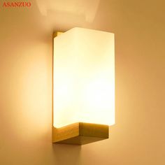 a light that is on the side of a wall