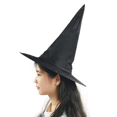 Specifications Type:Halloween Entertaining,Features:Holiday,Decorative,Subjects:Halloween Decorations,Quantity:1PC,Product Dimensions (cm):38, Photos Adults Halloween Party, Black Wizard, Halloween Entertaining, Vintage Dress Design, Fall Suit, Hat For Kids, Adult Halloween Party, Halloween Witch Hat, Cap Dress