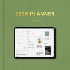 Free 2025+2026 Digital Planner - Noty Studio 2025 Digital Planner Free, Kindle Hacks, Digital Planner Canva, Planner Monthly Layout, Free Digital Planner, Digital Weekly Planner, Today's Quote, Pretty Planners