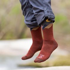 The Farm to Feet Maricopa Light Cushion Crew is a versatile all-purpose sock thanks to cushioning throughout the foot bottom. Ideal for exploring the mountains, the city, and everywhere in between. Farm to Feet is committed to the single, simple goal of creating wool socks using an All-American recipe of materials, manufacturing, and workers. Features Cushion: light Height: crew Seamless toe closure Durability assured 100% American made Merino wool naturally regulates temperature Shenandoah River, Harpers Ferry, Foot Socks, Long Lasting Relationship, Wool Socks, The Farm, American Made, Crew Socks, Contrasting Colors